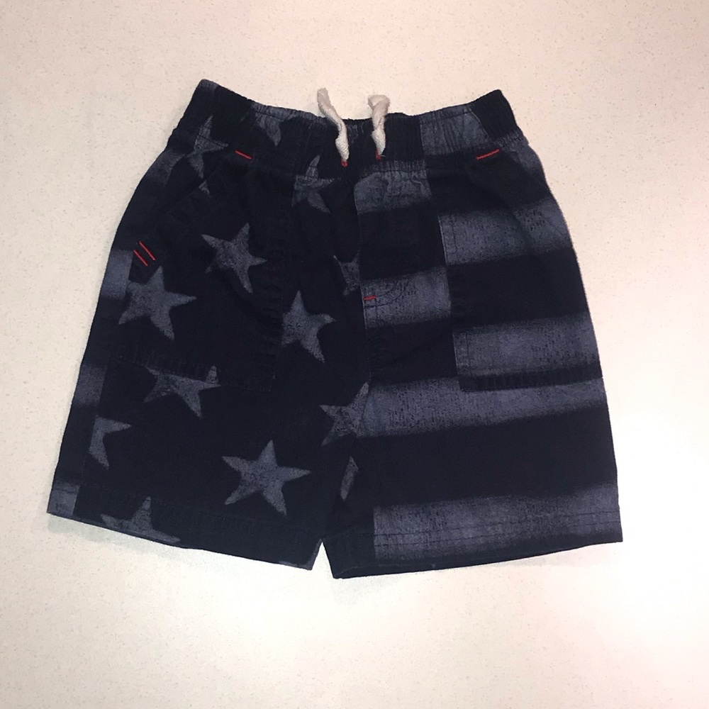 Blue 4th of July themed Shorts for Toddlers